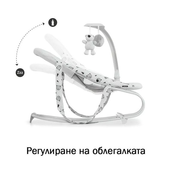 Продукт Hauck Bouncer Deluxe Nordic Grey - Шезлонг   - 0 - BG Hlapeta